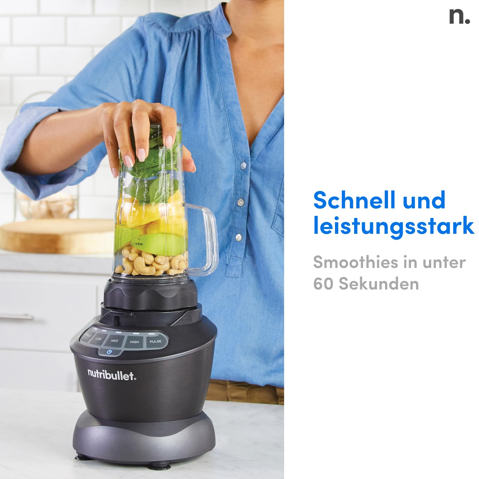 Блендер Nutribullet Full Size Combo NBF500MB 1200W Блендер Nutribullet Full Size Combo NBF500MB 1200W