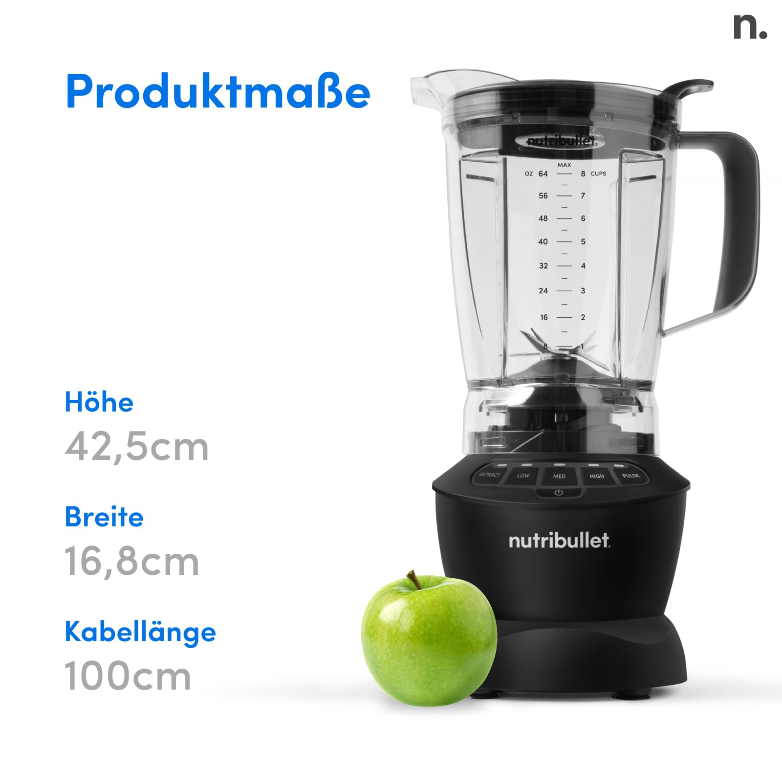 Блендер Nutribullet Full Size Combo NBF500MB 1200W Блендер Nutribullet Full Size Combo NBF500MB 1200W