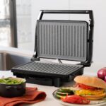 Cecotec Rock’nGrill Dark 1000 електрически грил – 1000 W, каменно покритие, плаваща плоча