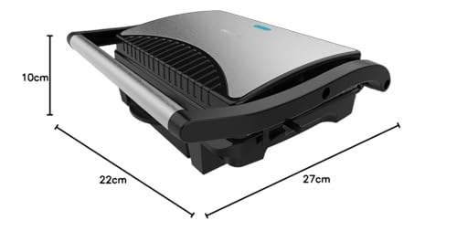 Cecotec Rock'nGrill Dark 1000 електрически грил – 1000 W, каменно покритие, плаваща плоча Cecotec Rock'nGrill Dark 1000 електрически грил – 1000 W, каменно покритие, плаваща плоча
