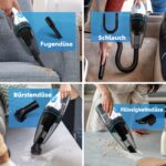 Anktel PowerClean 2400 безжична ръчна прахосмукачка – мокро и сухо почистване, LED осветление, HEPA филтър