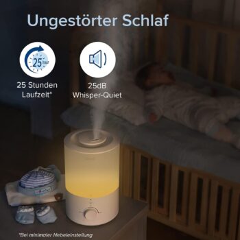 LEVOIT Dual 150 Овлажнител за въздух 3L 25ч Тих