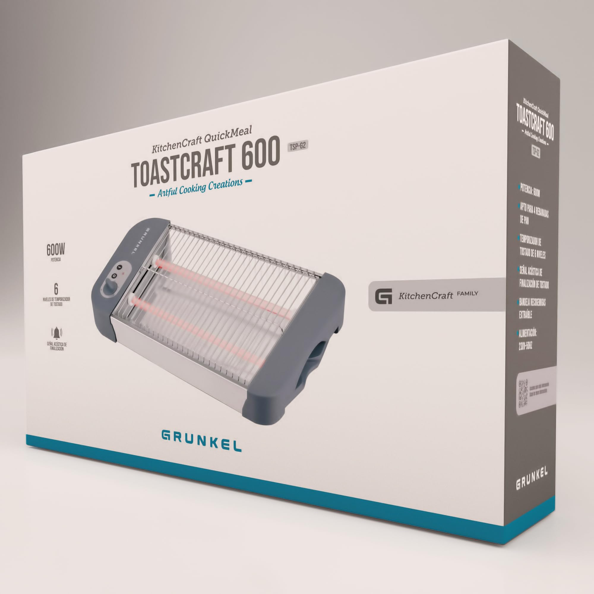 B079CG1NYL_07 Grunkel TSP-G2 Грил тостер 600W