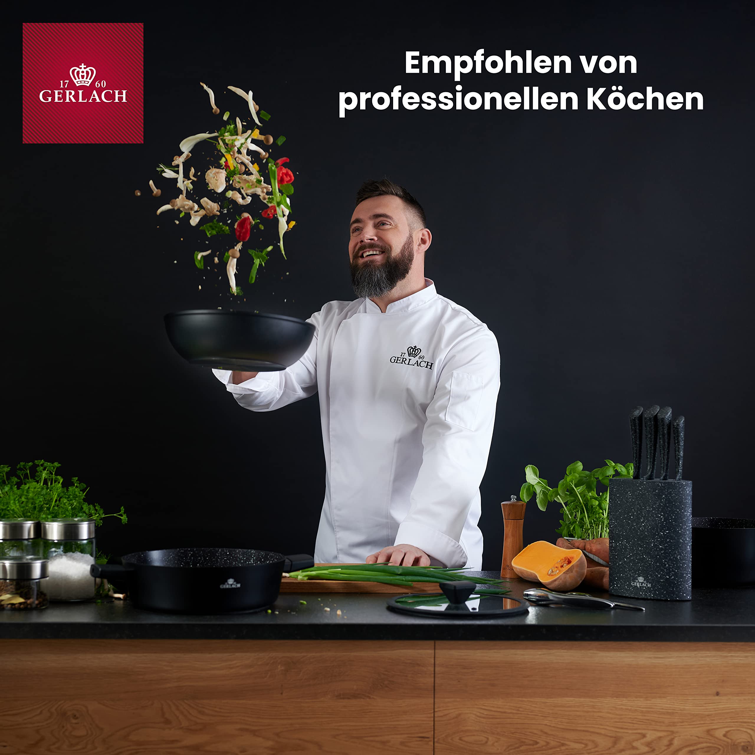 B07Y5KHR37_08 Gerlach 1760 Deco Black Комплект Ножове с Блок 5 бр