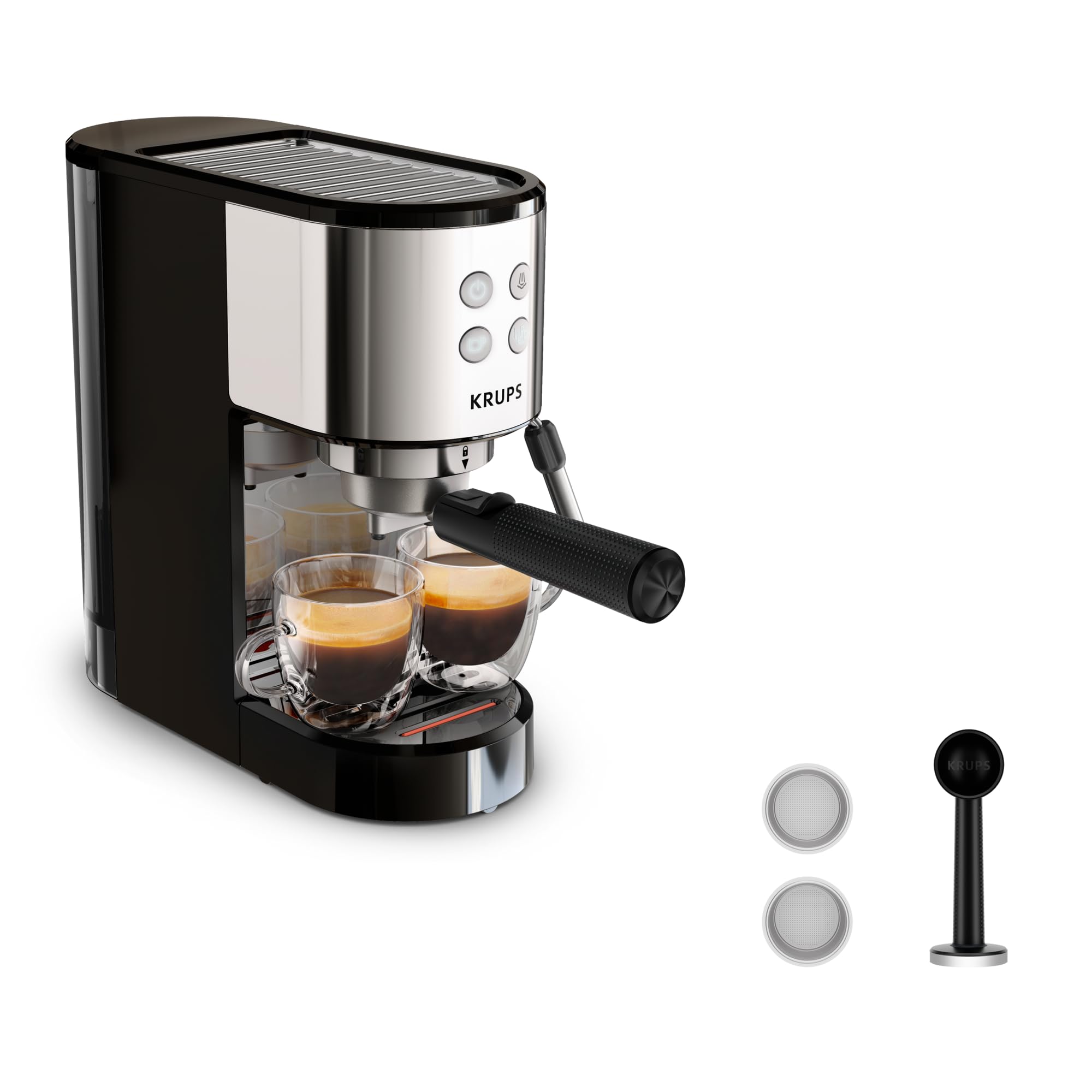 B0D622VBQQ_01 Krups Virtuoso Essential XP441810 еспресо машина 15 bar