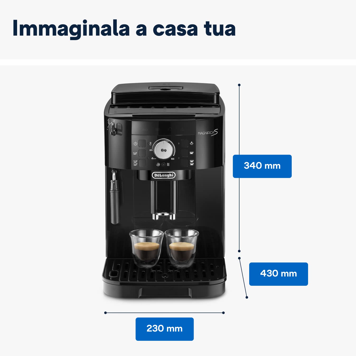 B0BWSFGQ49_06 DeLonghi Magnifica S ECAM11.112.B Автоматична кафемашина