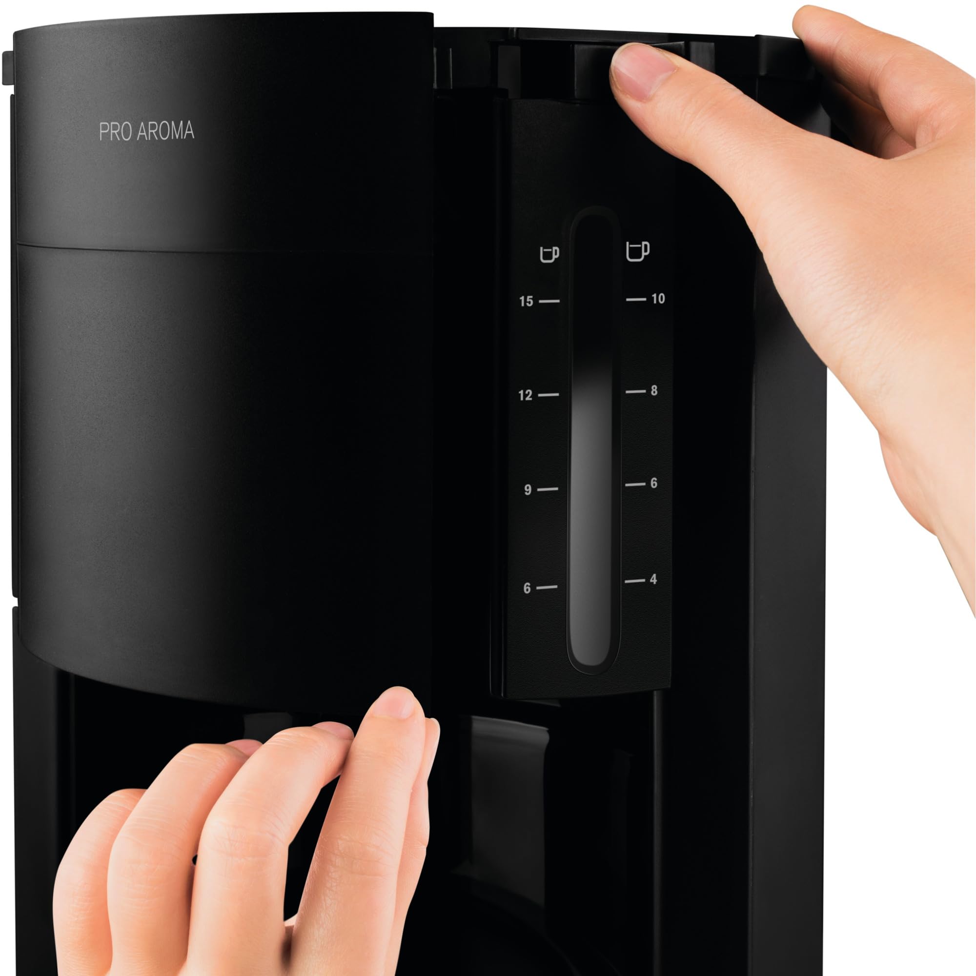 B00KCL8ZZO_05 KRUPS ProAroma F30908 Шварц кафемашина 1050 W