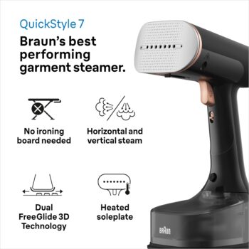 Braun QuickStyle 7 GS7077BK Уред за гладене с пара