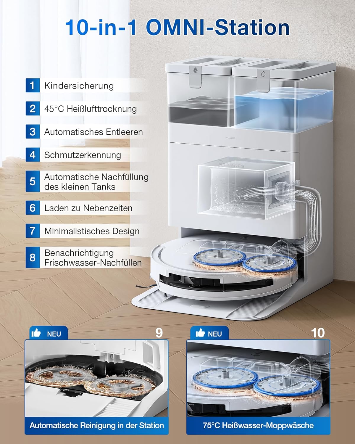 B07WXRW9LL_4 ECOVACS DEEBOT T50 Omni Gen2 Прахосмукачка робот