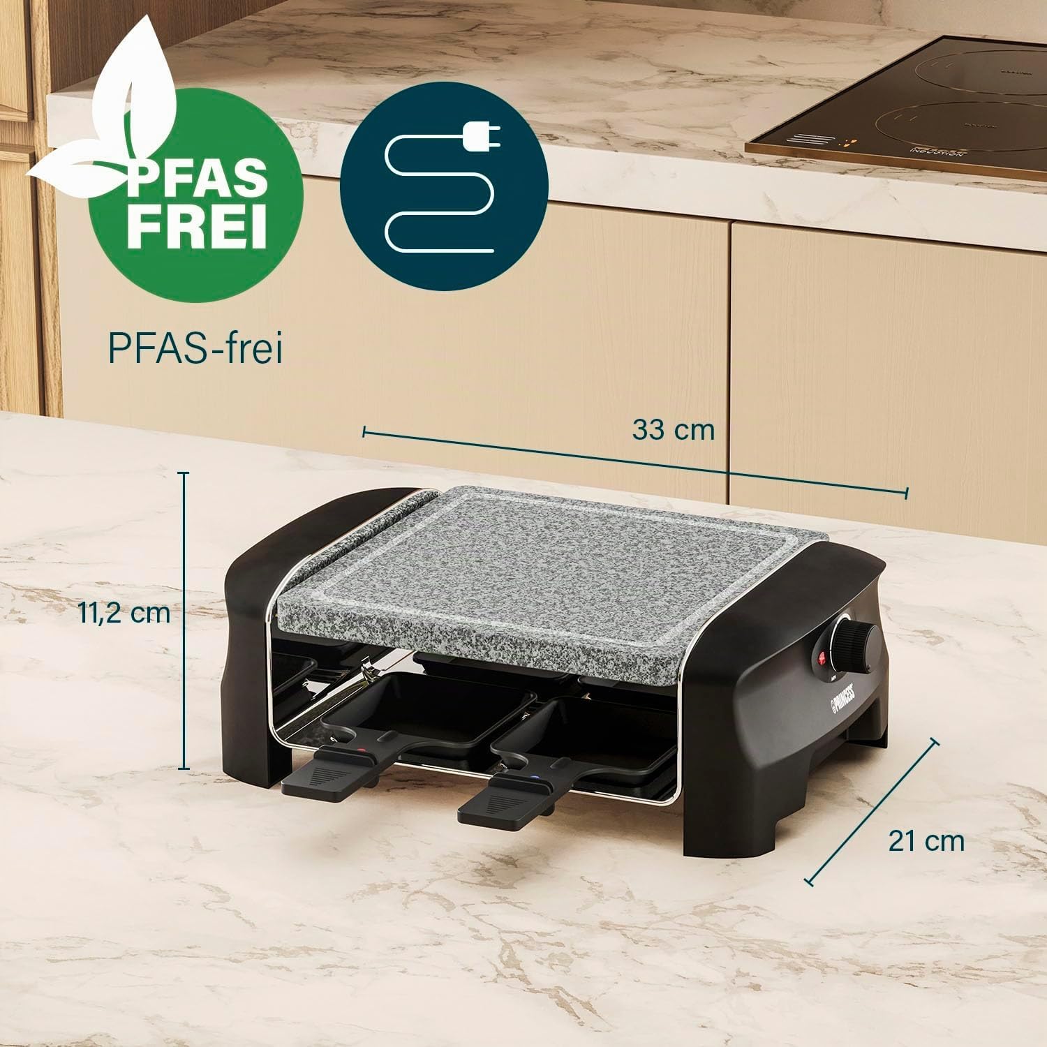 B00OLZ1QHG_9 Princess 162810 Раклет грил с каменна плоча 600W
