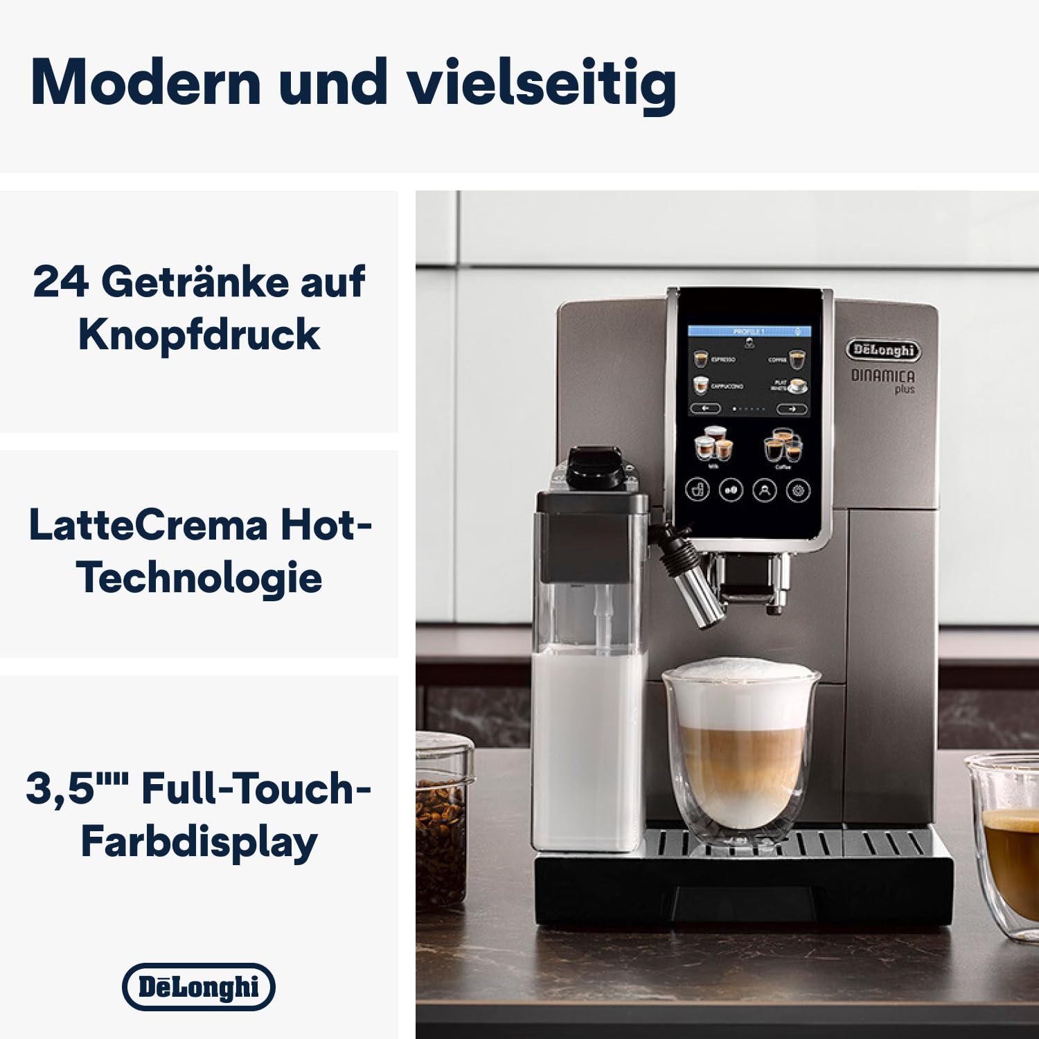 B0CKLKNBPY_02 DeLonghi Dinamica Plus ECAM380.95.TB Автоматична кафемашина