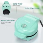 SNAILAR Мини гофретник за белгийски гофрети 550W