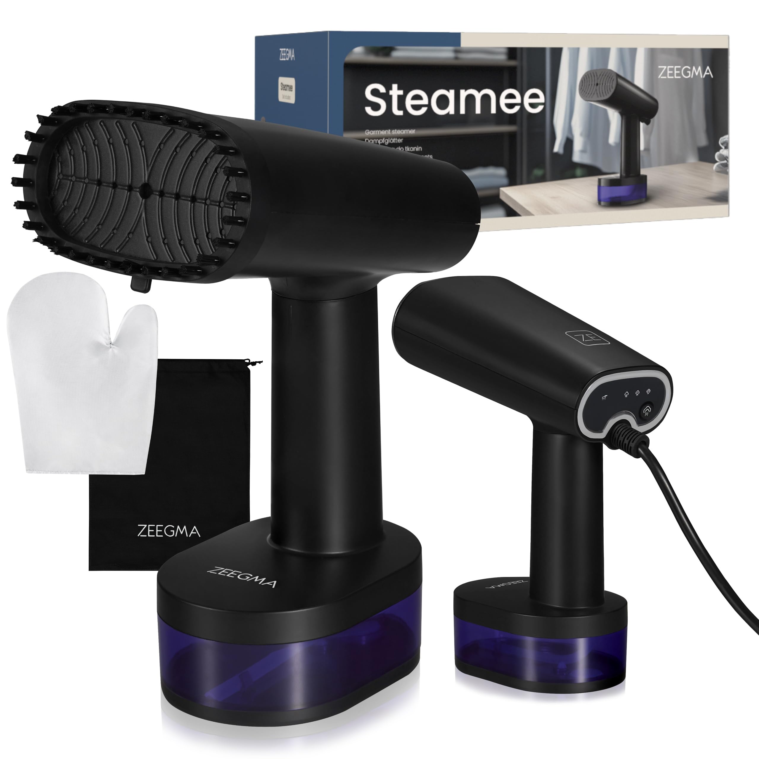 B0DZD13TBX_01 ZEEGMA STEAMEE Уред за гладене с пара