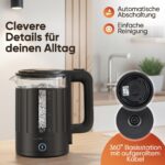 B0FZT6Clatronic WK 3837 G Стъклена електрическа кана 1.7лWWB4_01