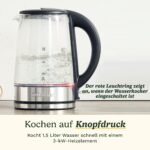 Cuisinart GK15E Стъклена електрическа кана 1.5л