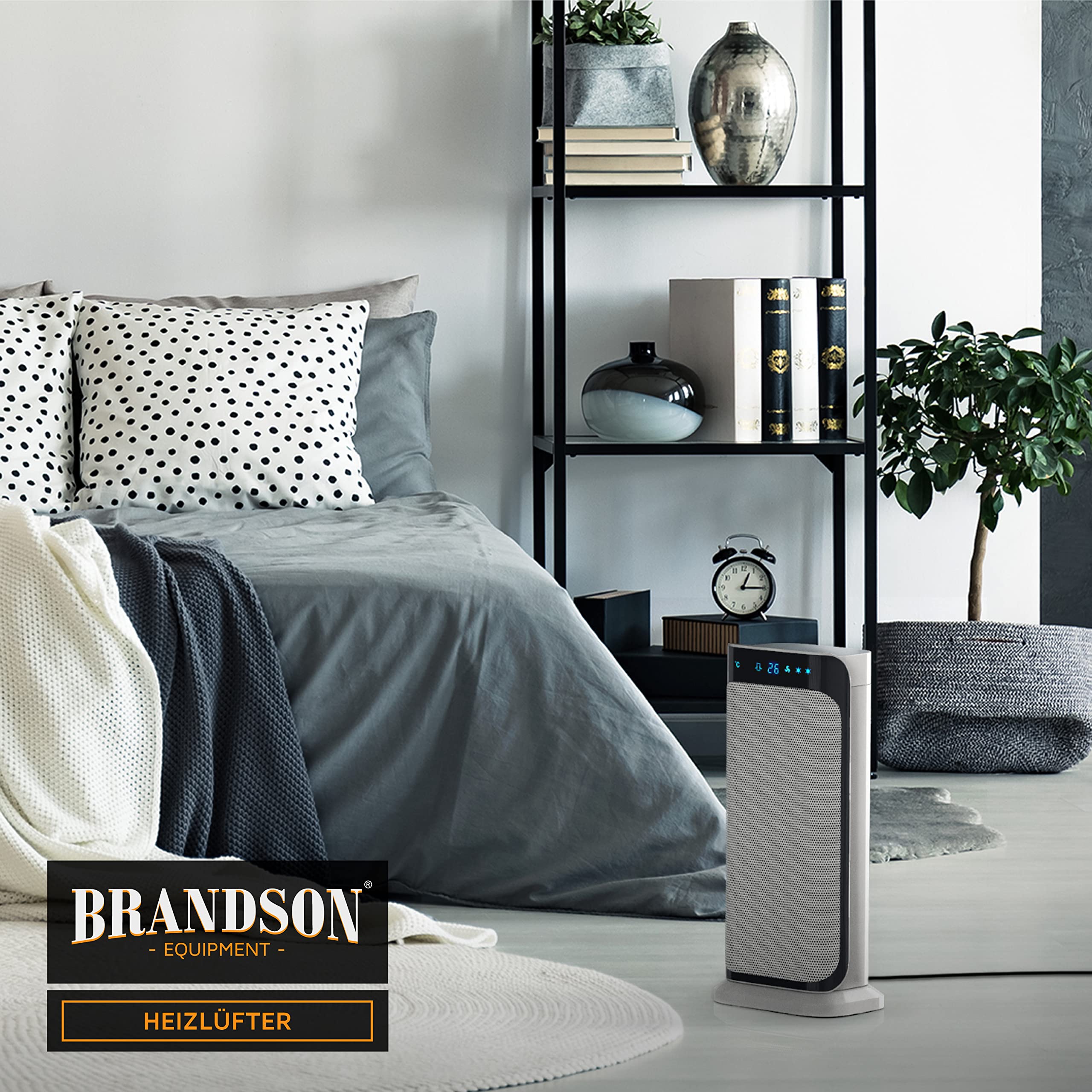 Керамична вентилаторна печка Brandson 303124 Керамична вентилаторна печка Brandson 303124