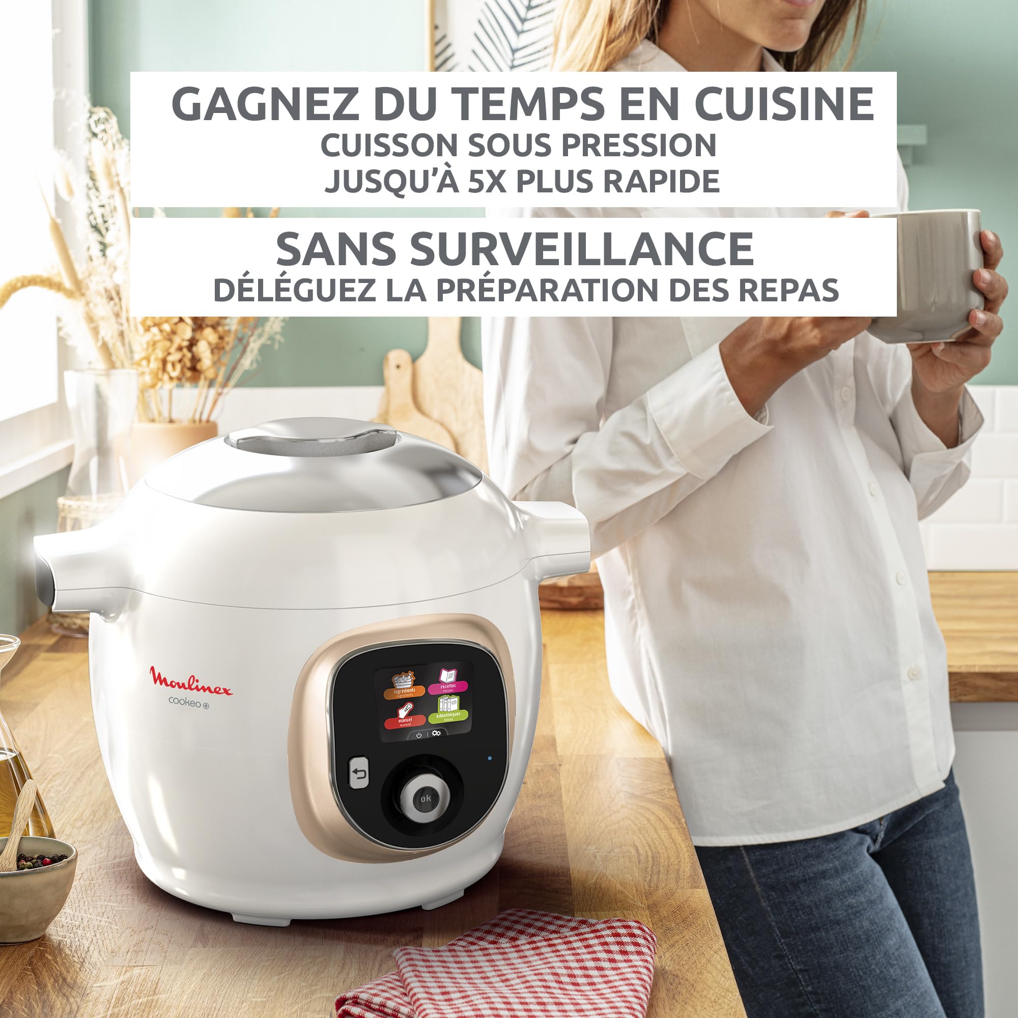 Мултикукър Moulinex Cookeo Smart CE85CA10 Мултикукър Moulinex Cookeo Smart CE85CA10