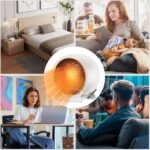 Tomalithic Керамична вентилаторна печка 1200W