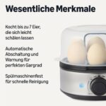 Уред за варене на яйца Amazon Basics EB6405-GS