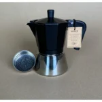 Гейзерна кафеварка VINATO VT-Mocha Pot-black and white