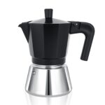 Гейзерна кафеварка VINATO VT-Mocha Pot-black and white