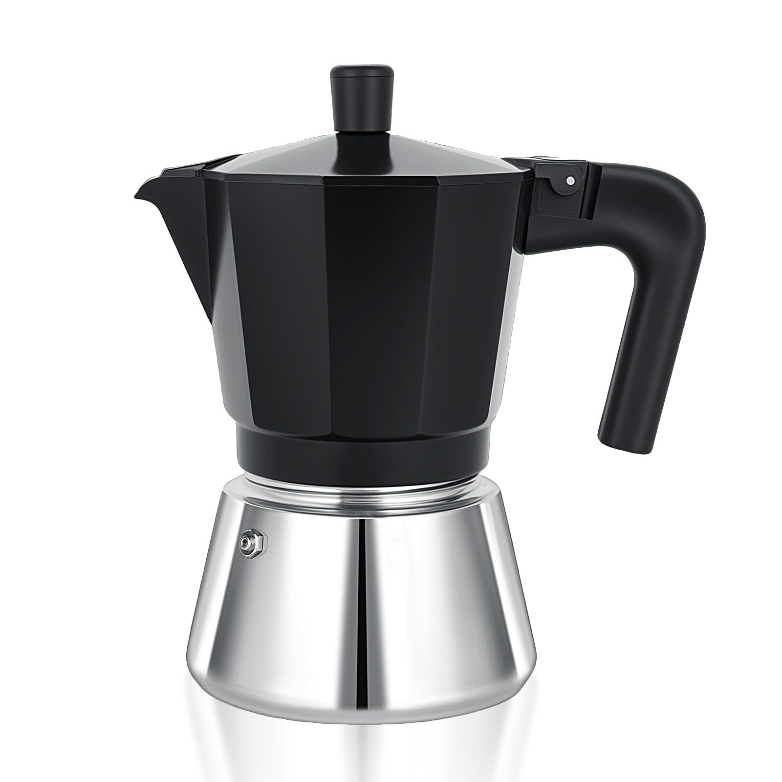 Гейзерна кафеварка VINATO VT-Mocha Pot-black and white Гейзерна кафеварка VINATO VT-Mocha Pot-black and white