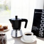 Гейзерна кафеварка VINATO VT-Mocha Pot-black and white