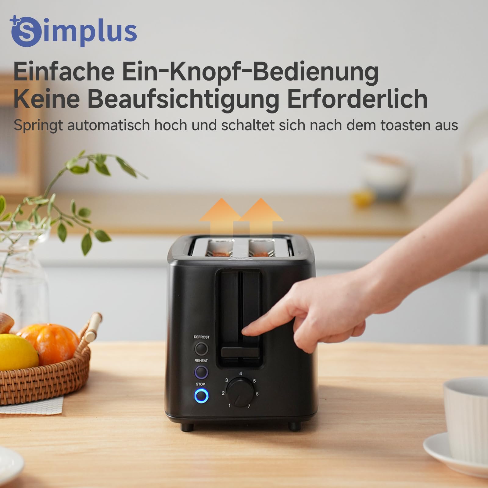 Тостер SIMPLUS DSLU007BK01 Тостер SIMPLUS DSLU007BK01