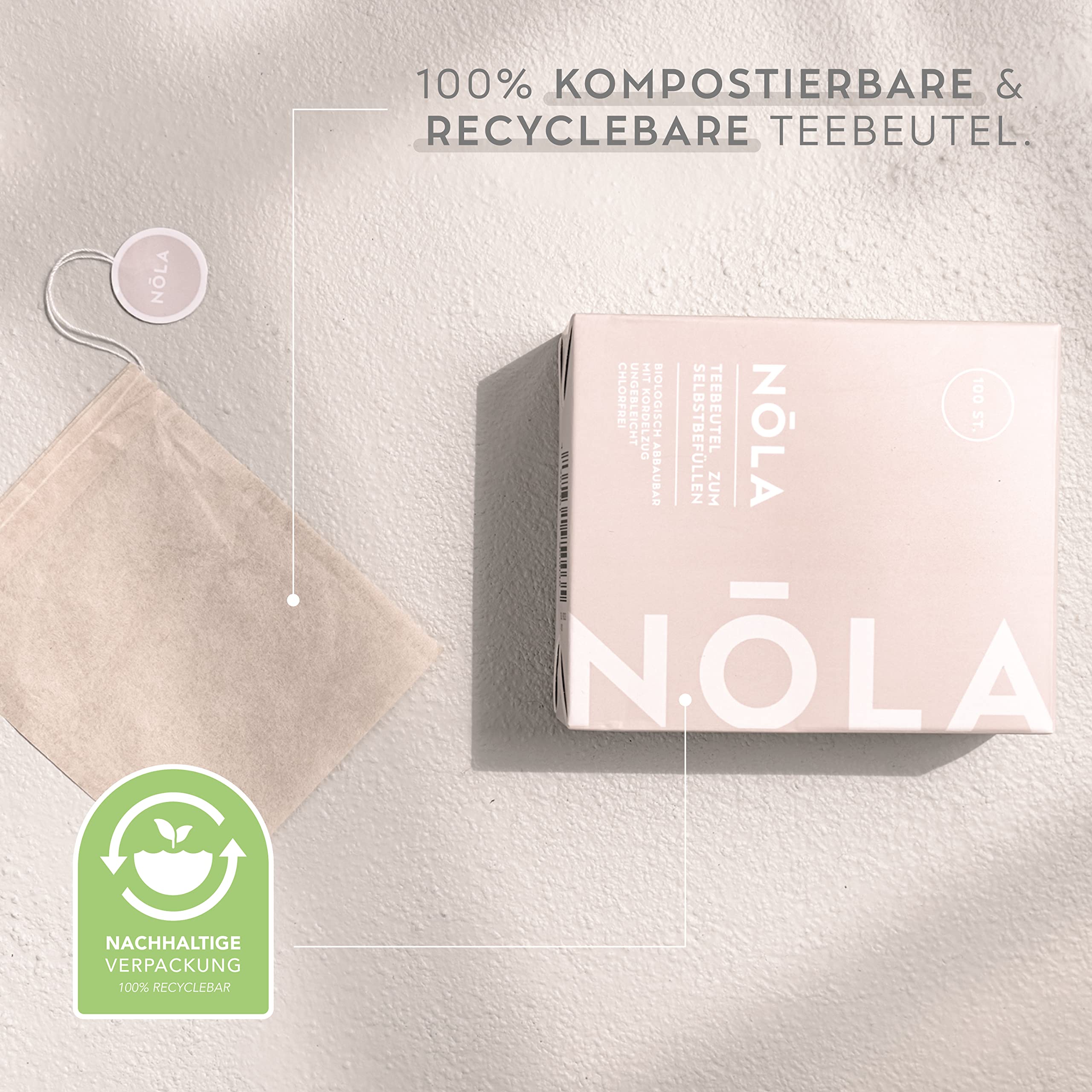 Филтърни торбички за чай Nola 90003 Филтърни торбички за чай Nola 90003