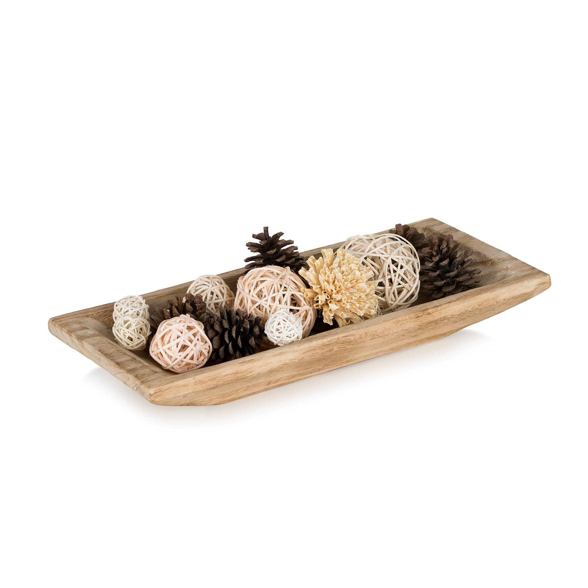 Декоративна дървена купа Hanobe BHCF0875 Декоративна дървена купа Hanobe BHCF0875