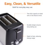 Тостер Amazon Basics TA01318B-GS