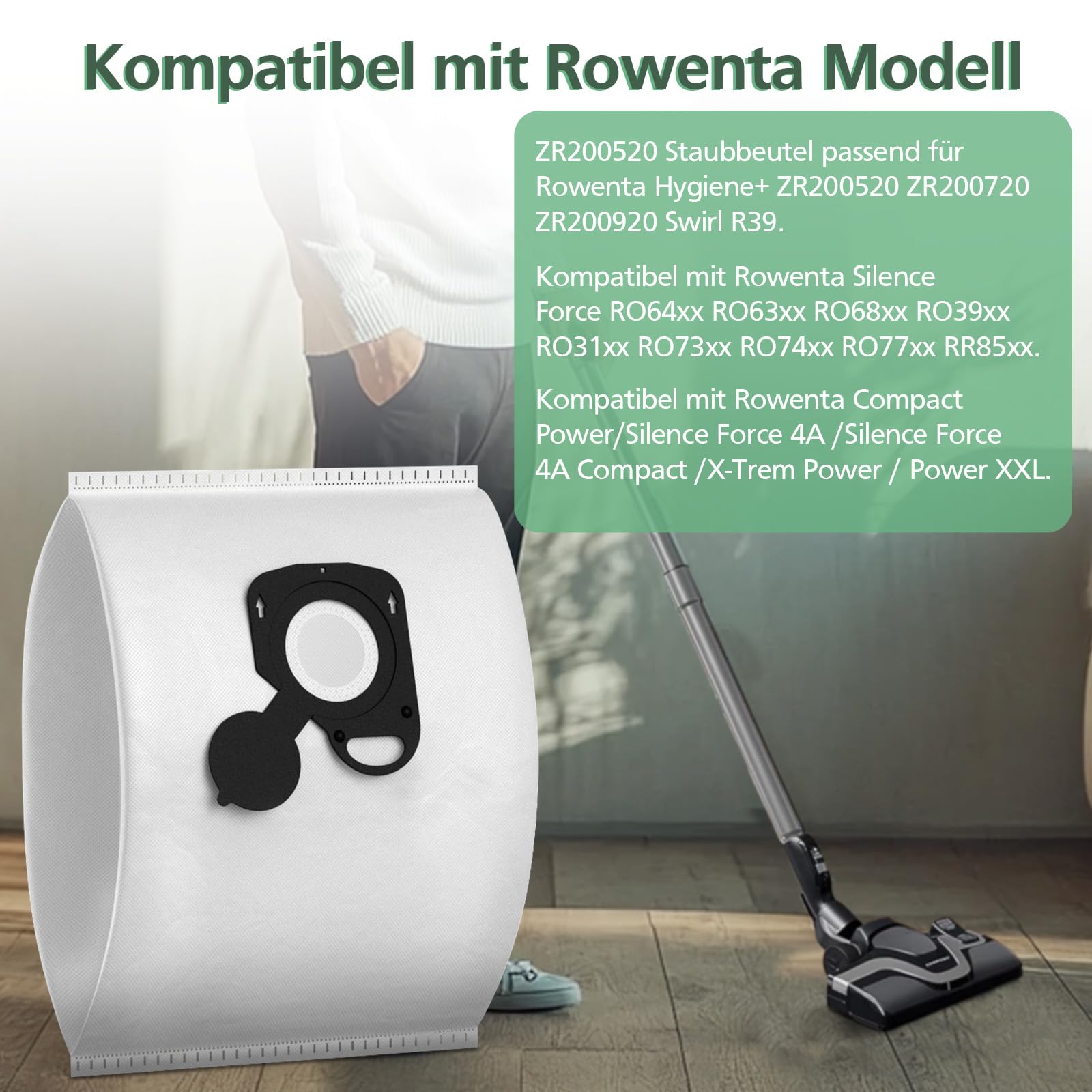 Торбички за прахосмукачка Rowenta Isinlive ZR200520 Торбички за прахосмукачка Rowenta Isinlive ZR200520