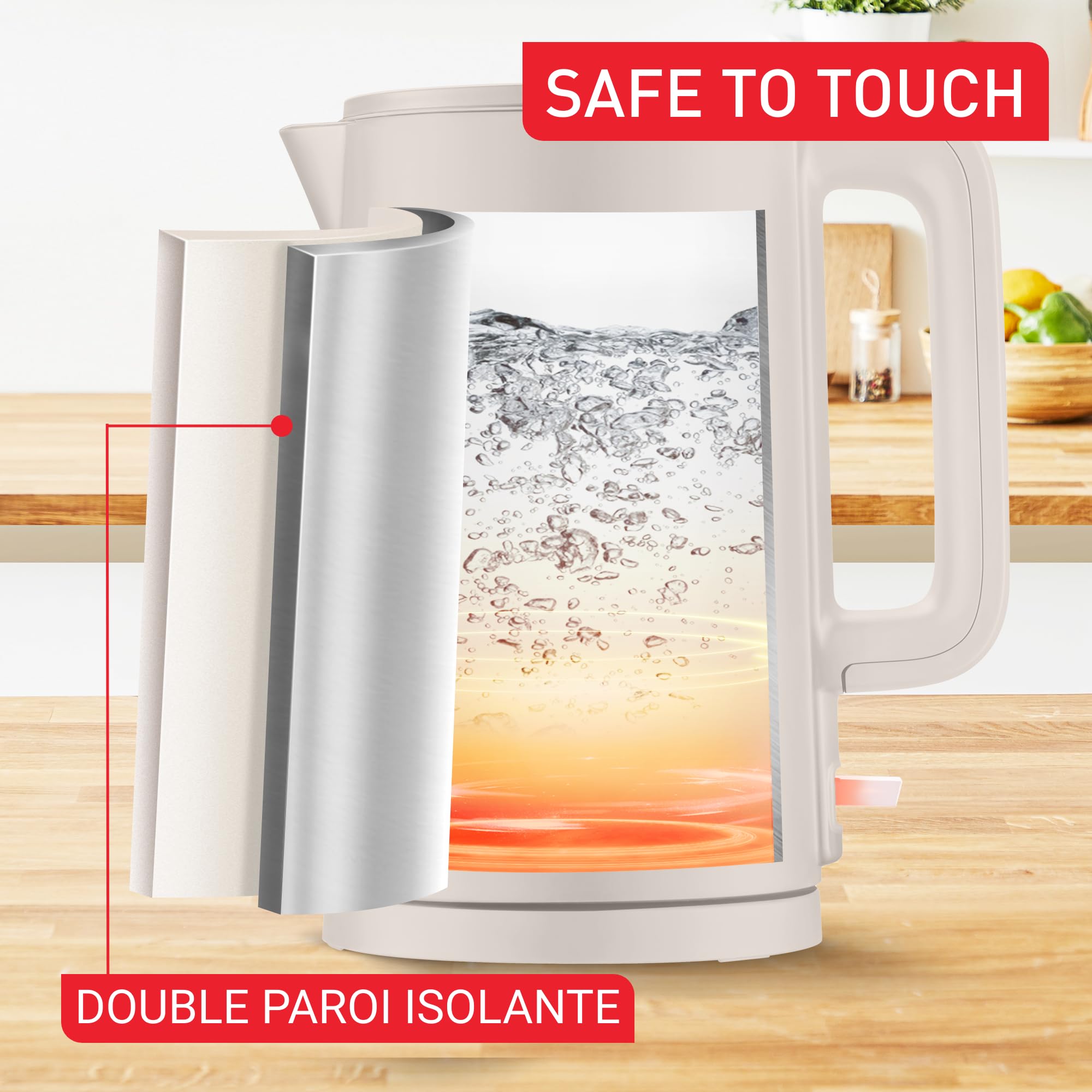 Електрическа кана Tefal Thermo Protect KO140BE0 Електрическа кана Tefal Thermo Protect KO140BE0