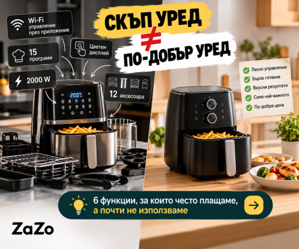 Как да изберем електроуред: 6 функции, за които не си струва да плащаме повече